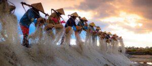 Salzproduktion Vietnam